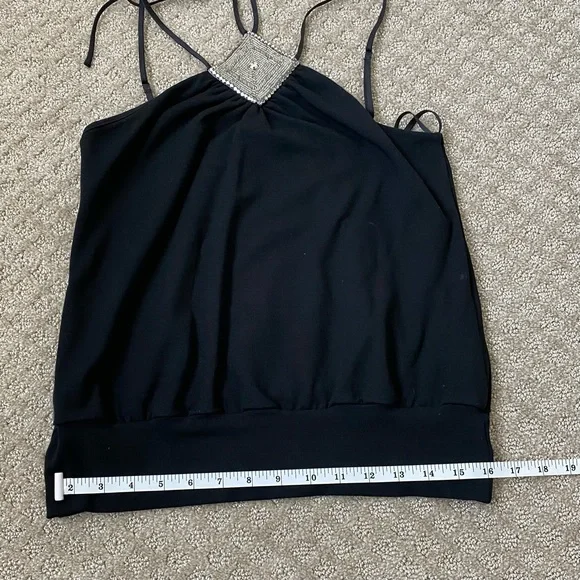 ARDEN B. Halter Top with Beaded Medallion Vintage - Picture 13 of 13